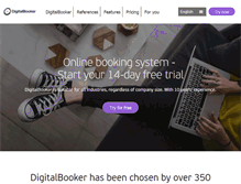 Tablet Screenshot of digitalbooker.com